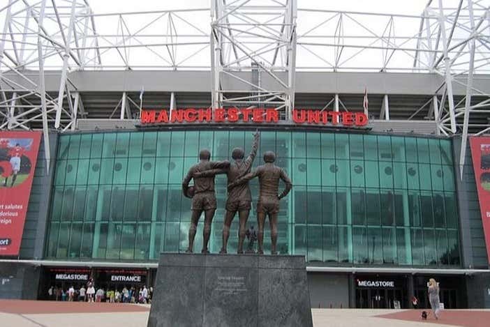 Pass by the legendary Manchester United Stadium
