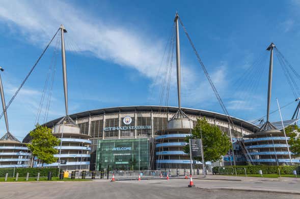 Tour por el estadio del Manchester City