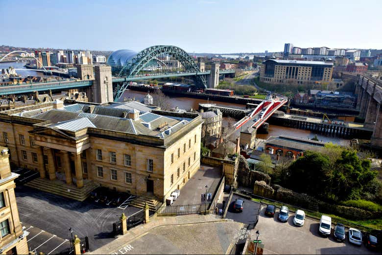 Panorámica del centro histórico de Newcastle