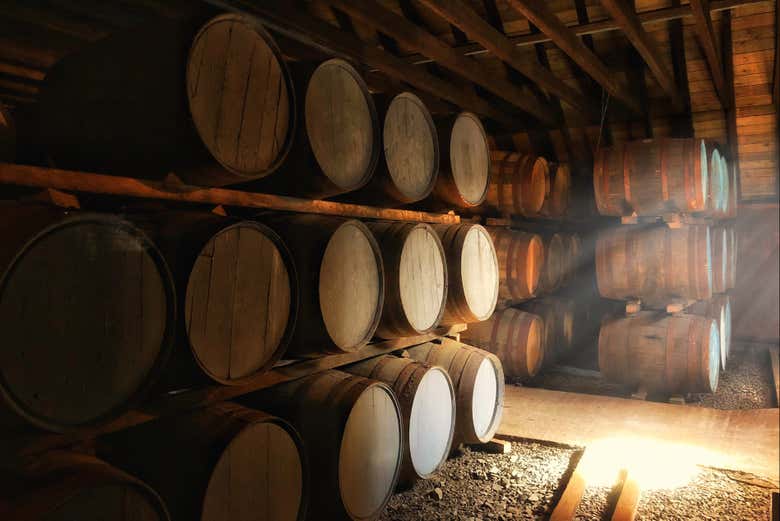 Whisky barrels