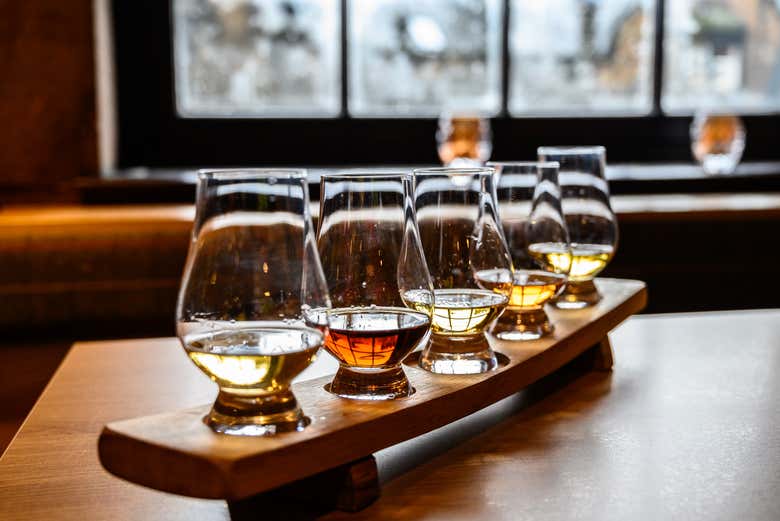 Provaremos diferentes tipos de whisky escocês
