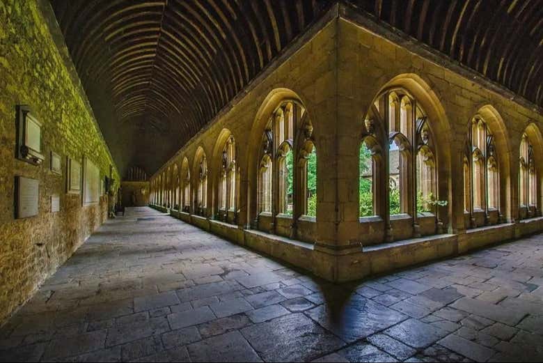 Claustro del New College en la Universidad de Oxford
