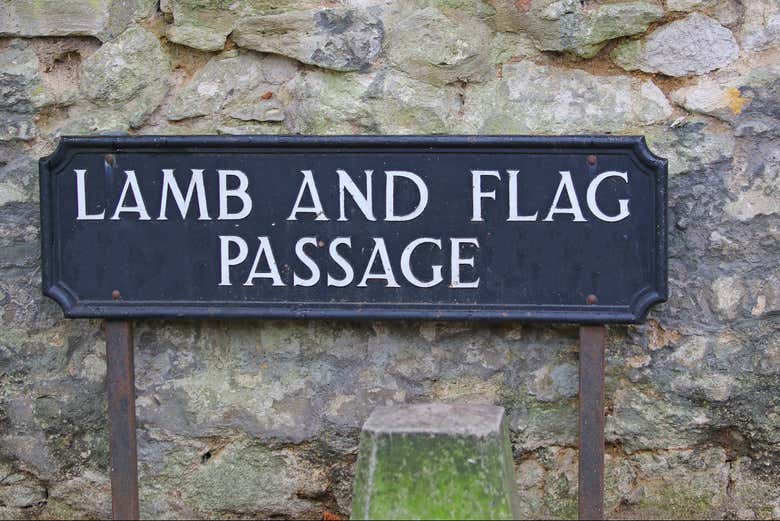 Lamb and Flag Passage, no centro de Oxford