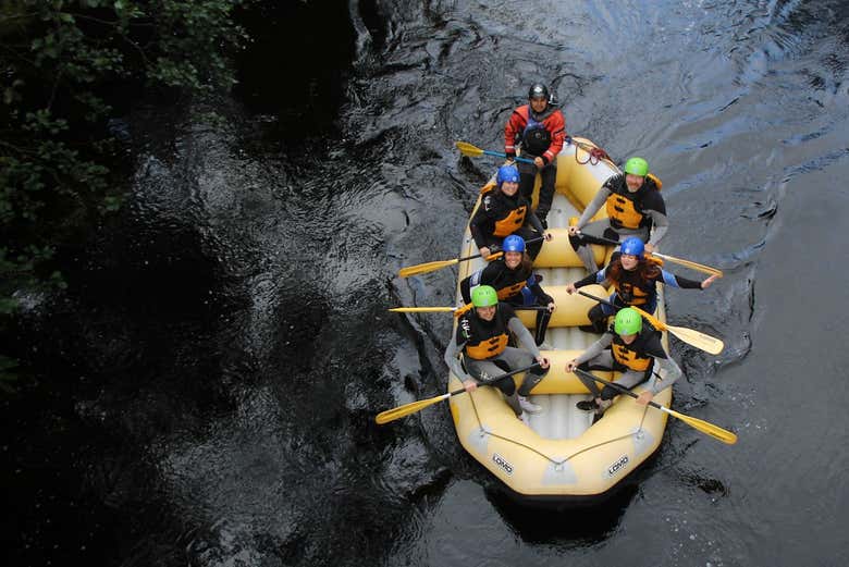 Navegando pelo rio Tummel