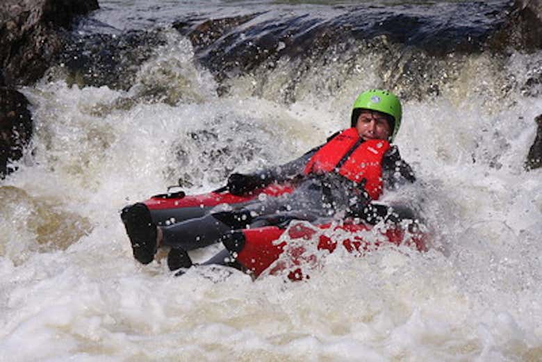 Descendo o rio Tummel