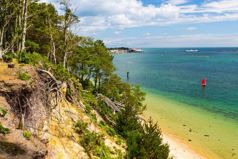 Brownsea island coast