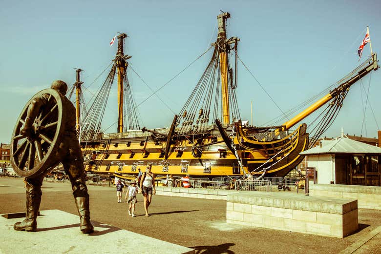 Paseando por el astillero histórico de Portsmouht