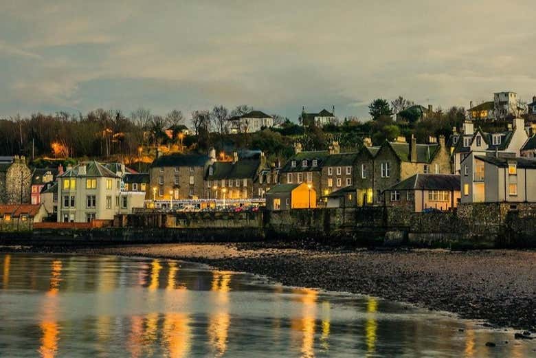 Coucher de soleil à South Queensferry