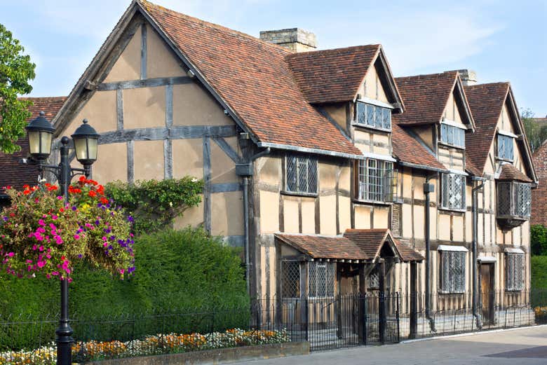 Lateral da casa de Shakespeare
