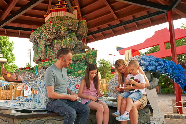 Reconstitution d'un temple à LEGOLAND® Windsor
