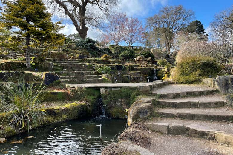 Une belle vue du Rock Garden