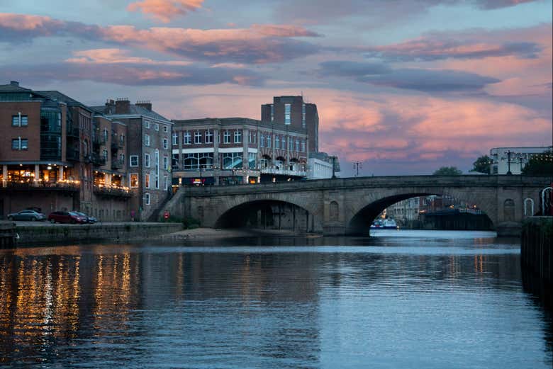 Coucher de soleil sur York