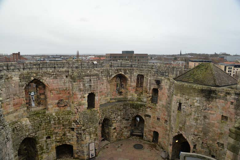 Intérieur de la Clifford's Tower