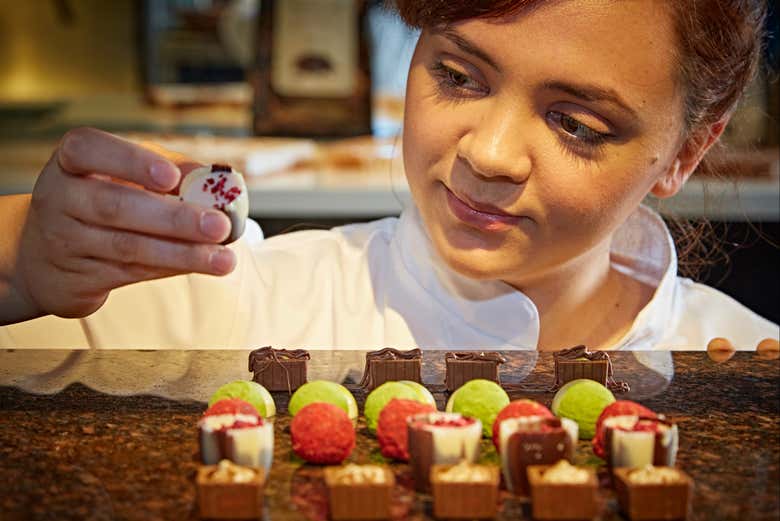 Bombones de chocolate