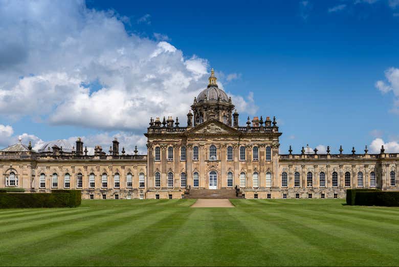 The immense façade of Castle Howard