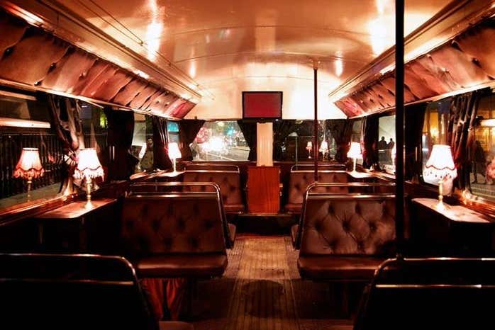 Interior of the bus