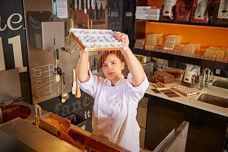 Elaborando delicias de chocolate