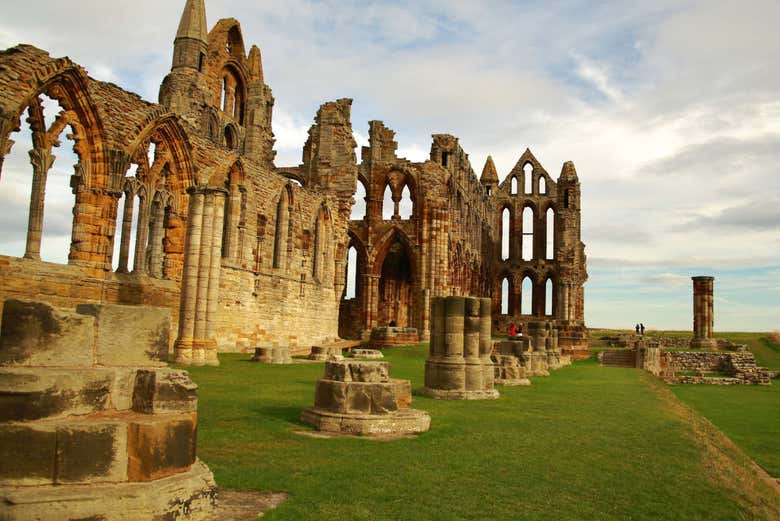 The Whitby Abbey ruins