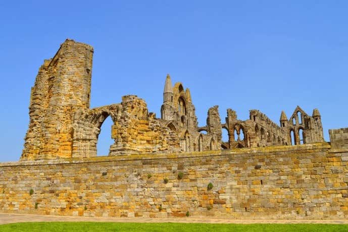 The abbey was once known as Streoneshalh