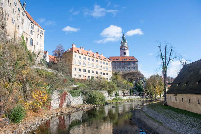 Torre del castillo de Český Krumlov