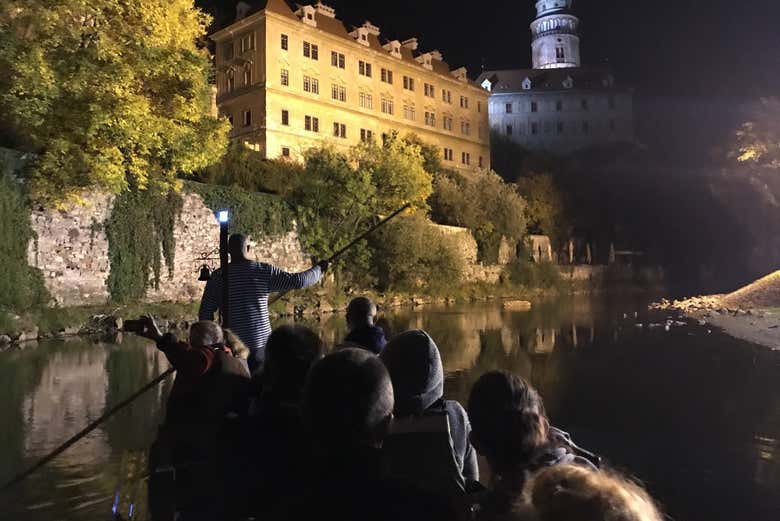 Disfrutando del paseo nocturno