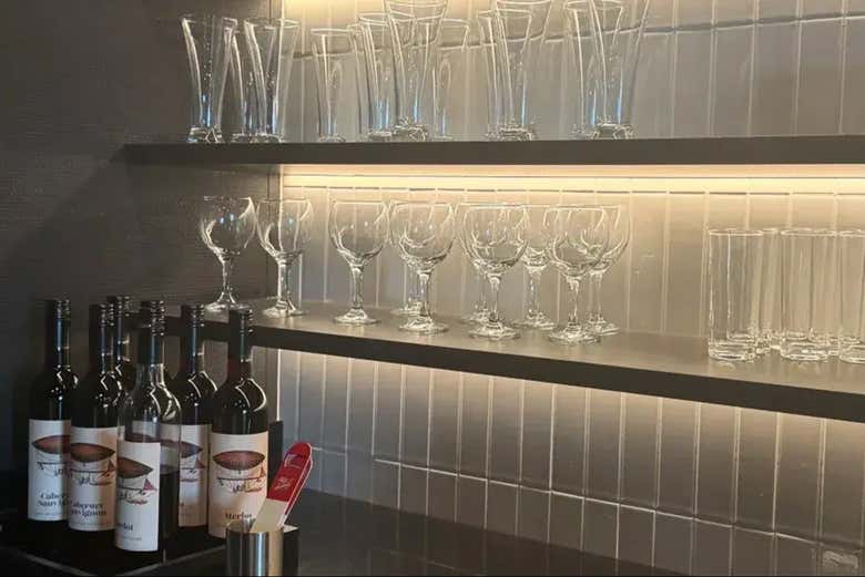 Disfrutad de una selección exclusiva de bebidas