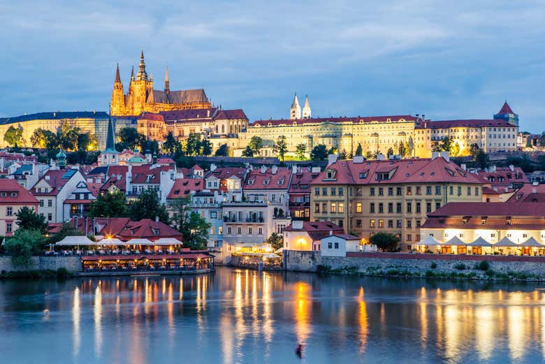 Praga di sera