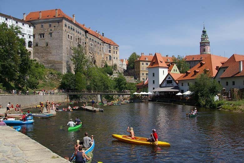 Český Krumlov en verano