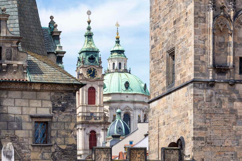 Dettaglio della Chiesa di San Nicola a Mala Strana