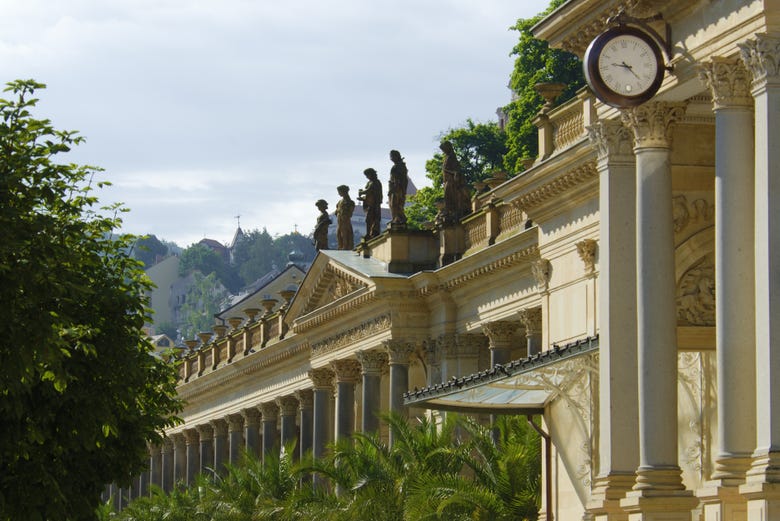 Il colonnato di Karlovy Vary