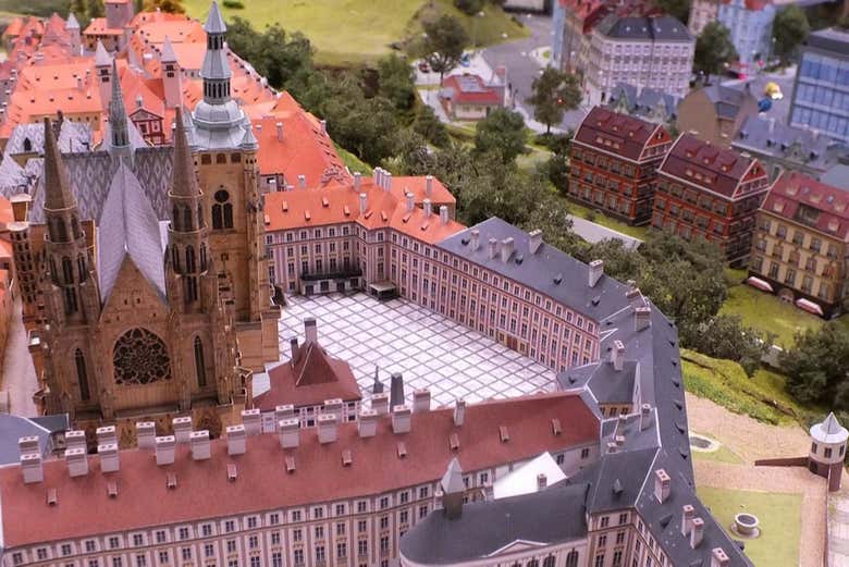 Maqueta del castillo de Praga