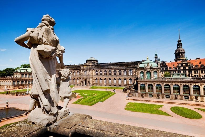 The Zwinger, one of Dresden's most famous buildings