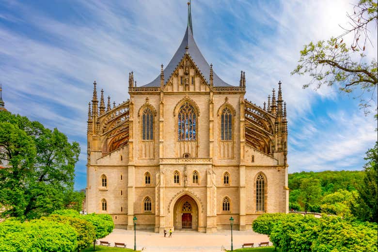 Église Sainte-Barbara de style gothique