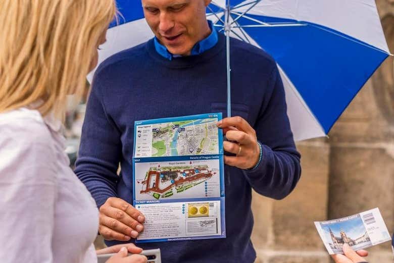 Nous vous montrerons le plan du Château de Prague