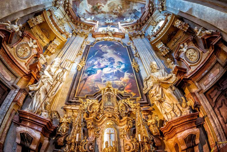 Interior de la iglesia de San Nicolás