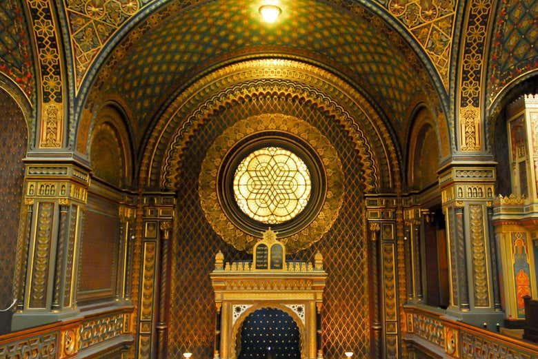 Interior de la Sinagoga Española 