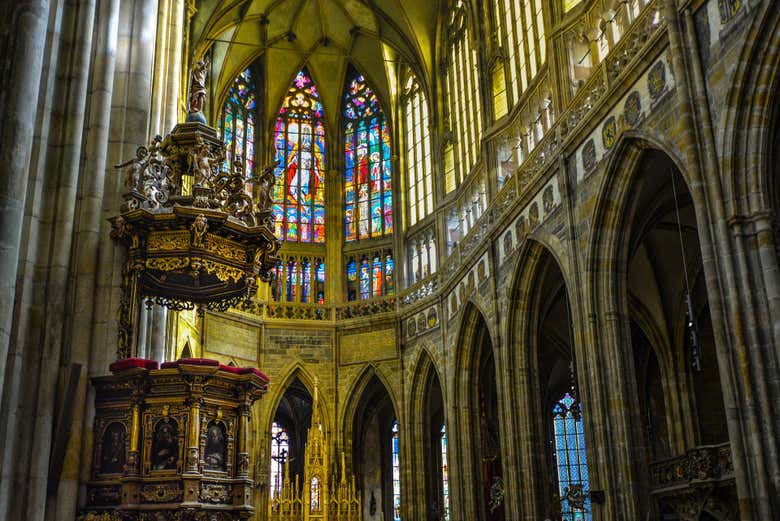 Interno della Cattedrale di Praga