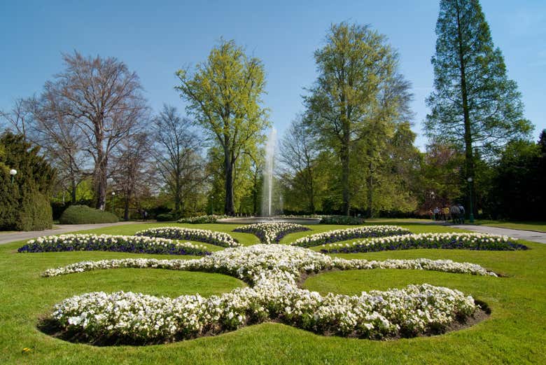 Jardins ornamentados do Castelo de Praga