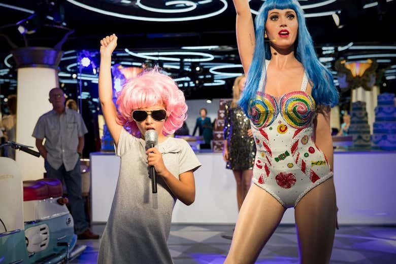 Avec Katy Perry au musée de cire 