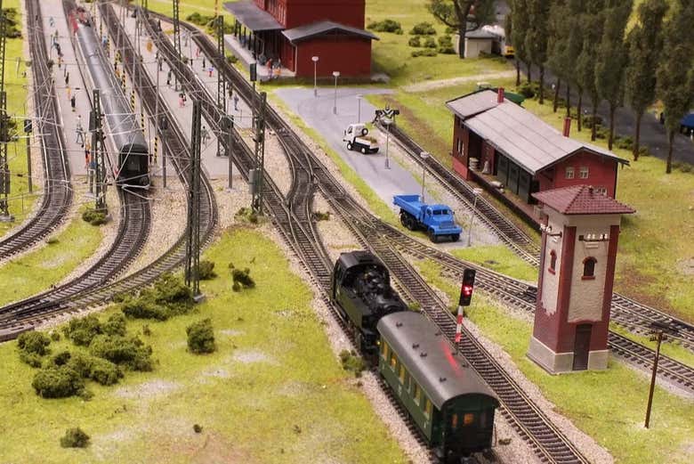 Podréis accionar el mecanismo de algunos trenes