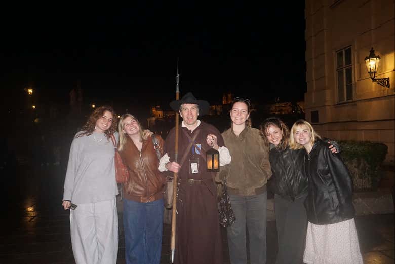 Pose for a group photo with your nightwatchman