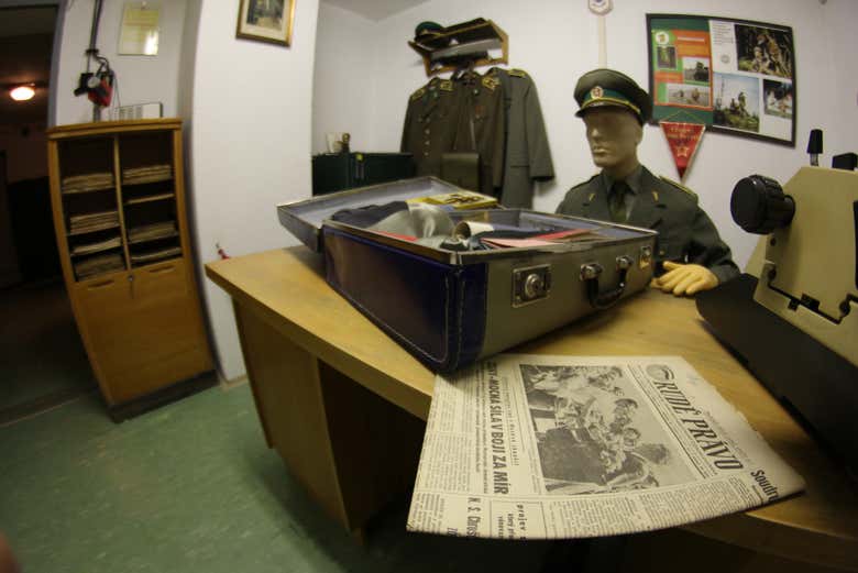 Visitando il Bunker di Praga