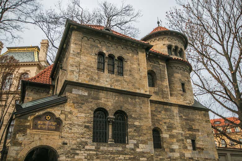 Exterior da sinagoga de Klaus