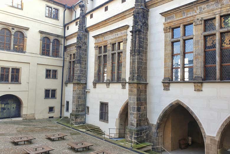The Old Royal Palace in Prague Castle