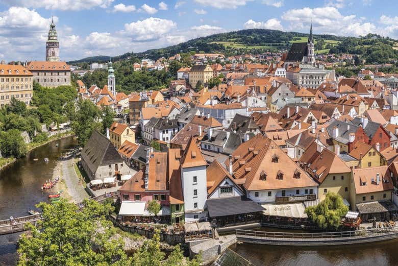 Panorámica de Český Krumlov