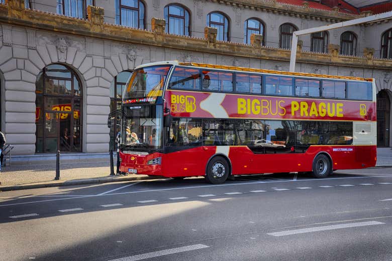 Una de las paradas del autobús turístico