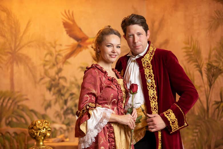 O casal protagonista do concerto