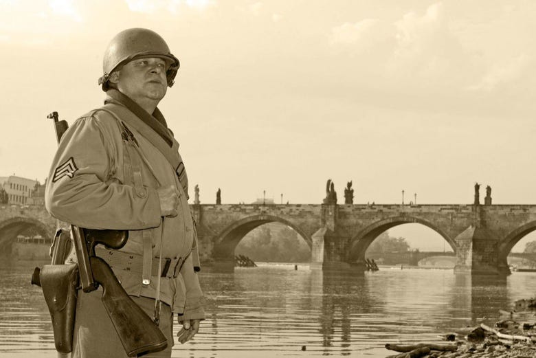 Ponte Carlo durante l'epoca comunista