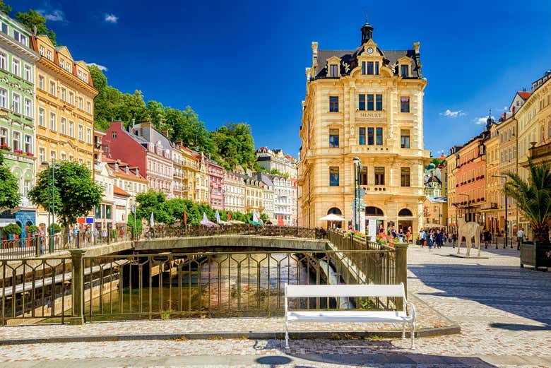 Karlovy Vary cuenta con pintorescos canales