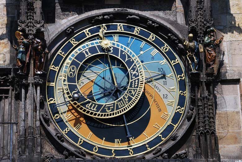 Detalle del Reloj Astronómico